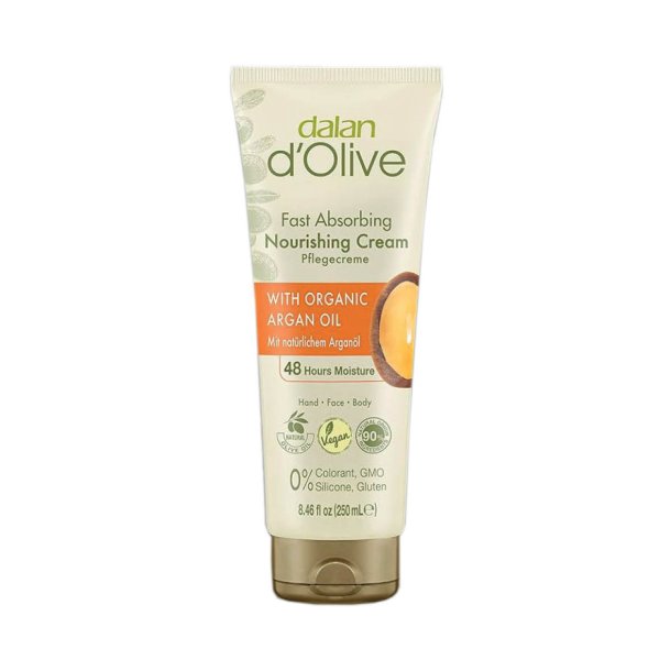 Dalan d'Olive Hand &amp; Body Creme - Argan Oil 250ml.